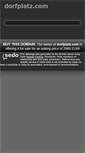 Mobile Screenshot of dorfplatz.com